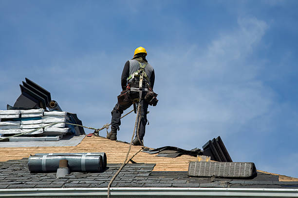 Professional Roofing technician working in Clarence, PA